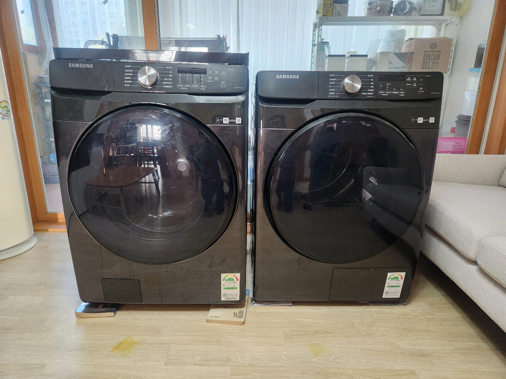 삼성 그랑데 드럼세탁기 24kg + 건조기 17kg 이미지