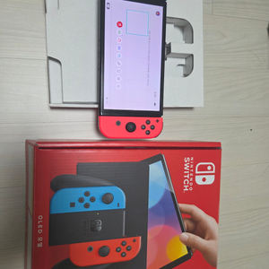 닌텐도 스위치 OLED 풀박스. 안심결제 이미지