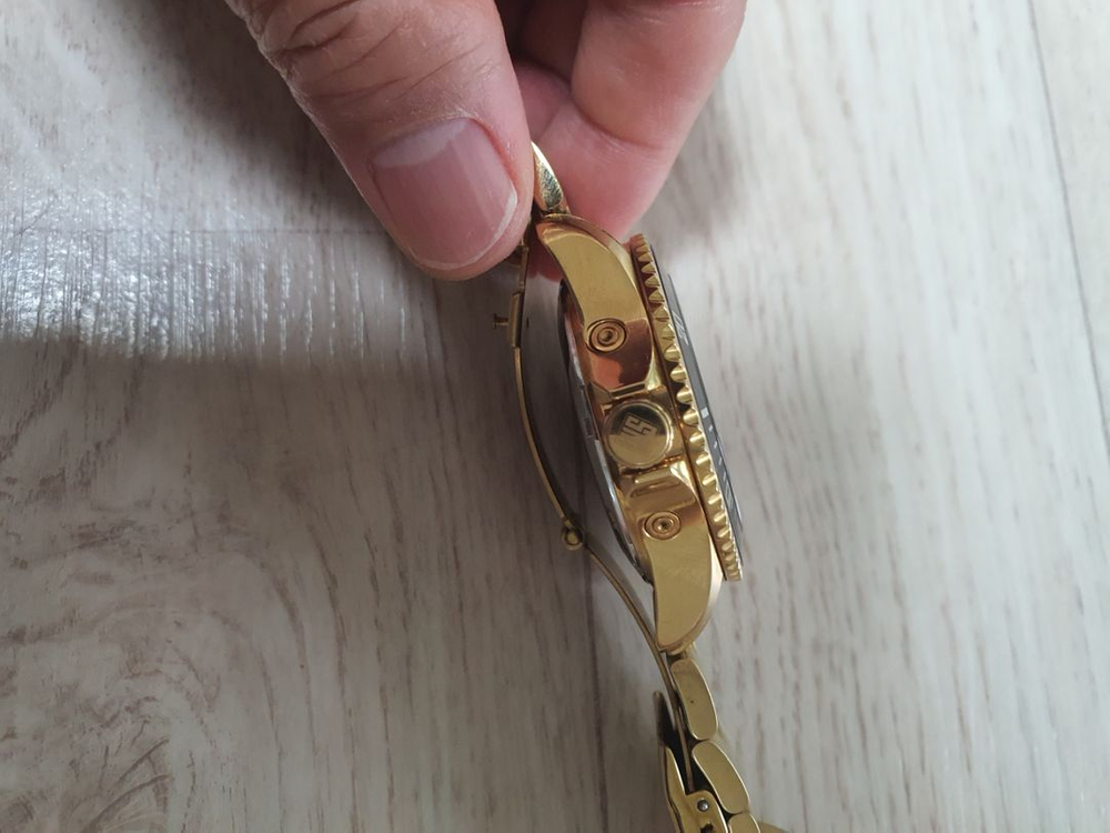 살바토레 마라 전파솔라 손목 시계 금장 좋아요 이미지