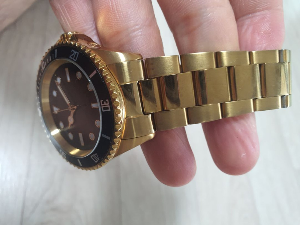 살바토레 마라 전파솔라 손목 시계 금장 좋아요 이미지