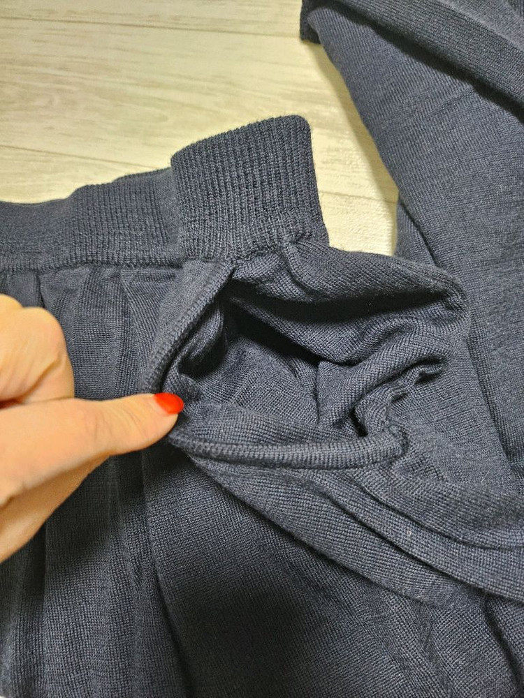 코스모폴리탄 줄라이 니트 와이드팬츠 이미지