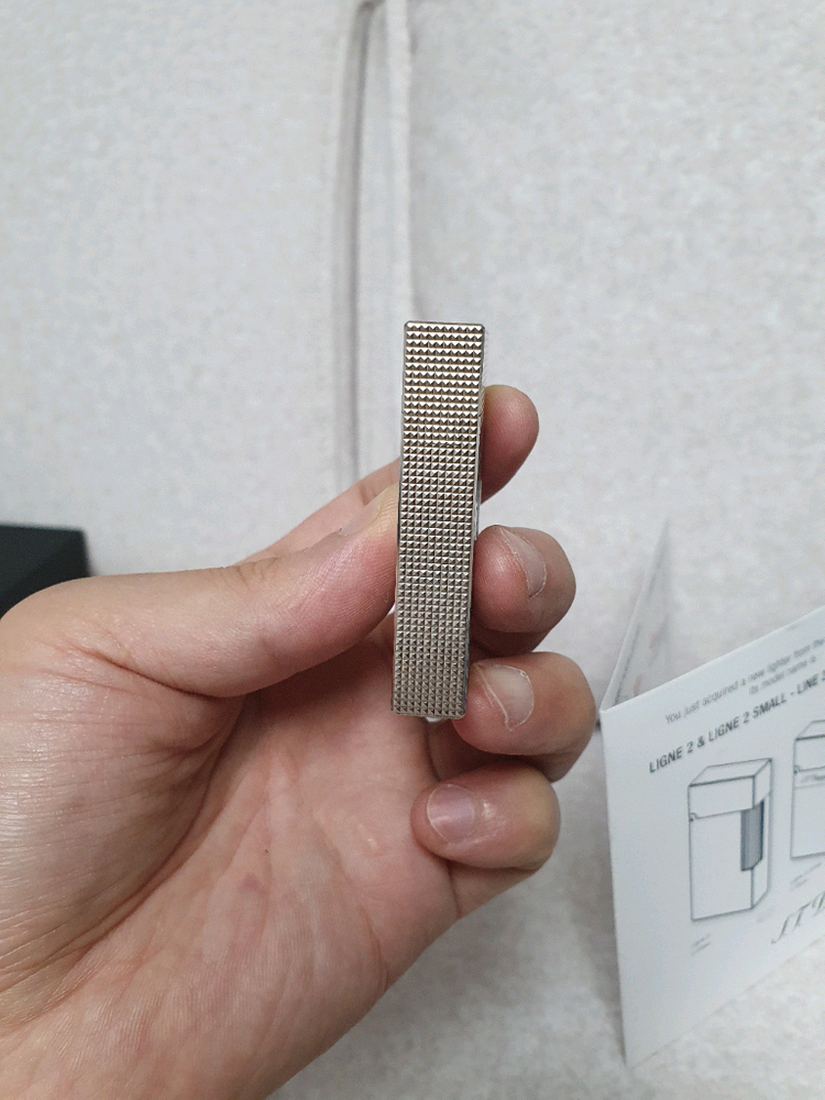 [풀세트] 듀퐁라이터 뉴 라인2 신형 ca18603 아라베스크 팔라듐 백금 쌍불 듀퐁 라이타 이미지