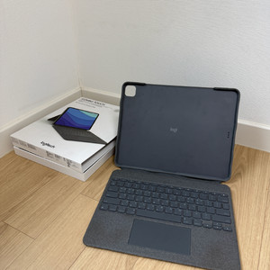 로지텍 콤보 터치 키보드 아이패드 프로 3~6세대 12.9인치 M2 M3 에어 13인치용 이미지