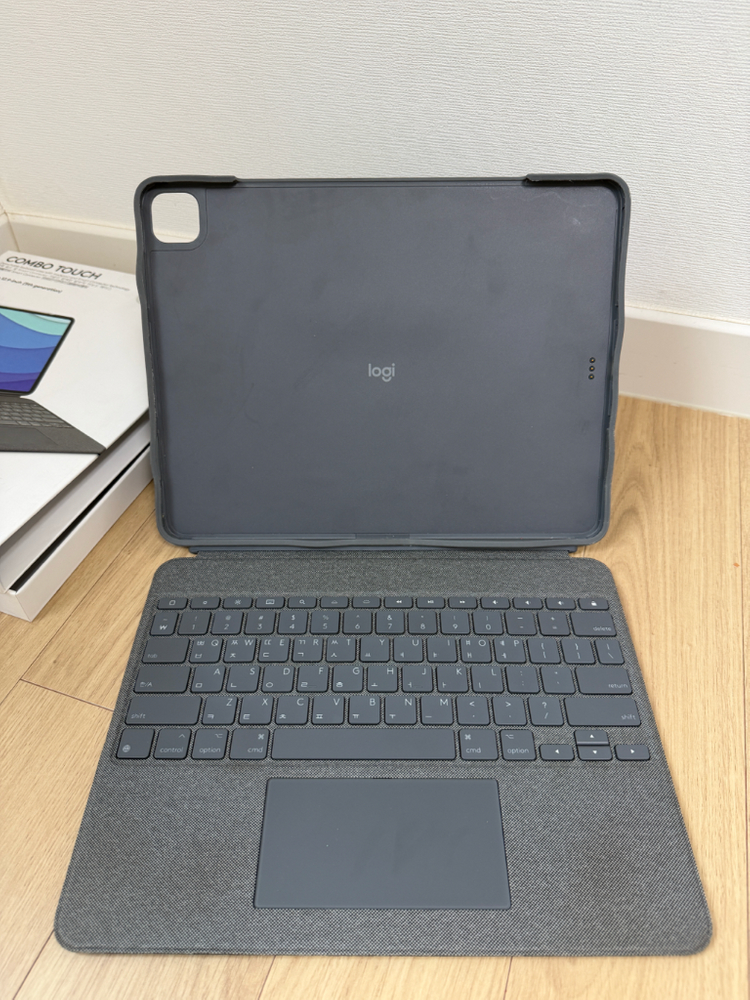로지텍 콤보 터치 키보드 아이패드 프로 3~6세대 12.9인치 M2 M3 에어 13인치용 이미지