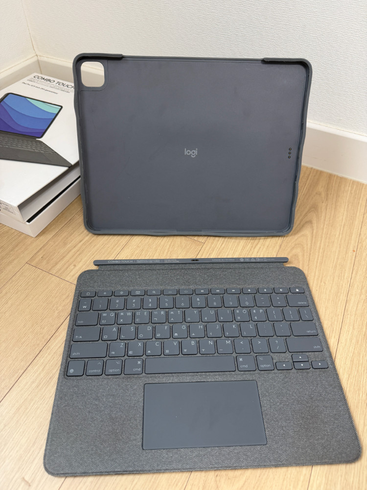 로지텍 콤보 터치 키보드 아이패드 프로 3~6세대 12.9인치 M2 M3 에어 13인치용 이미지