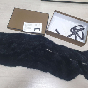 보미모 밍크 목도리 이미지