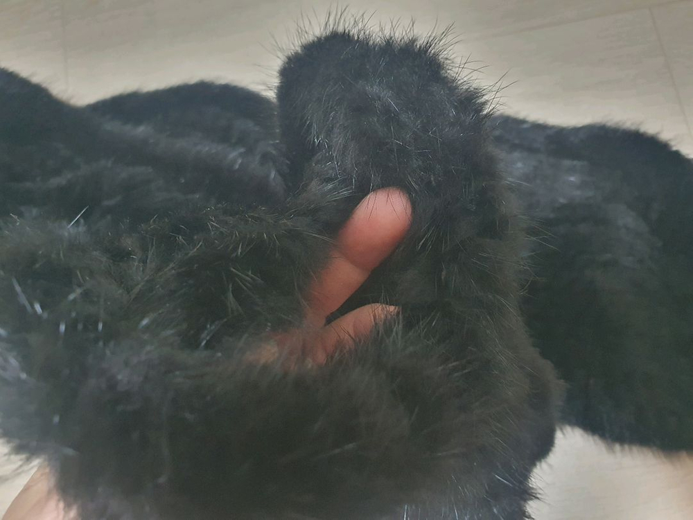 보미모 밍크 목도리 이미지