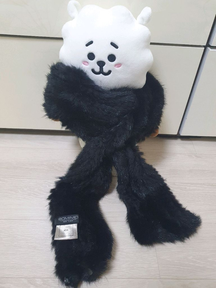 보미모 밍크 목도리 이미지