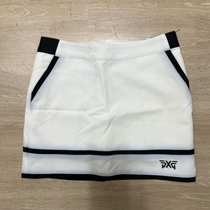 PXG 여성 골프웨어 배색 라인 스판 골프 스커트 [화이트] S 이미지