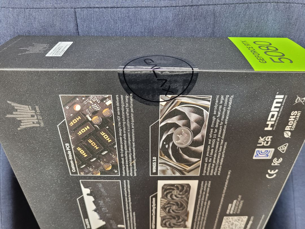 갤럭시 rtx 5080 HOF 미개봉 새제품 판매합니다 이미지