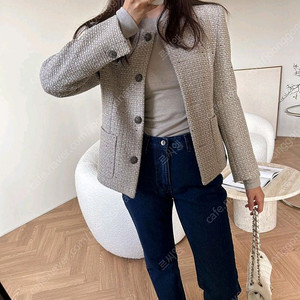 (택포가) 르뮈 베르나 트위드 자켓 이미지