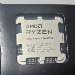 7800X3D 라이젠 게이밍 CPU (안전거래 가능) 이미지