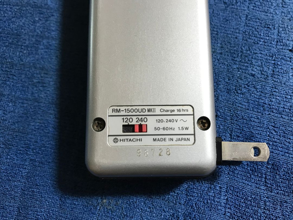 히타치 클래식 면도기 RM-1500UD MKII (희소성/A급 상태) 이미지