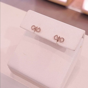 스톤헨지 14K 로즈골드 She 로고귀걸이 미착 새상품 이미지