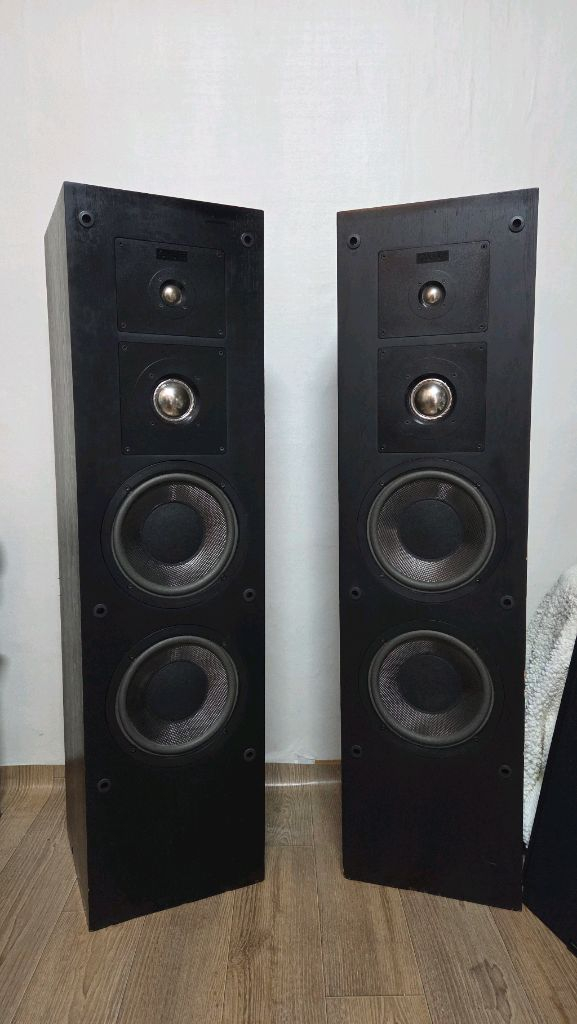 미국 알텍 랜싱 검정색 508A 톨보이스피커 이미지