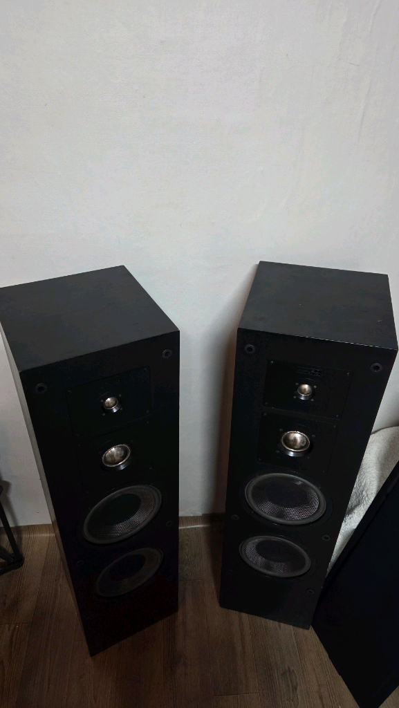 미국 알텍 랜싱 검정색 508A 톨보이스피커 이미지