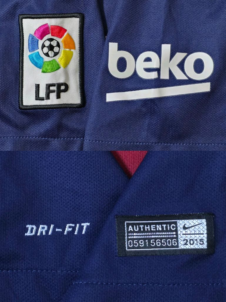 [해외주니어XL] 15-16 바르셀로나 홈 유니폼(리오넬 메시) 이미지