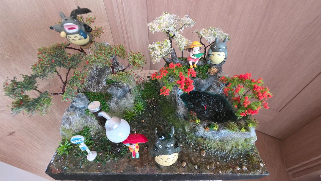 토토로 3종세트 디오라마 이미지