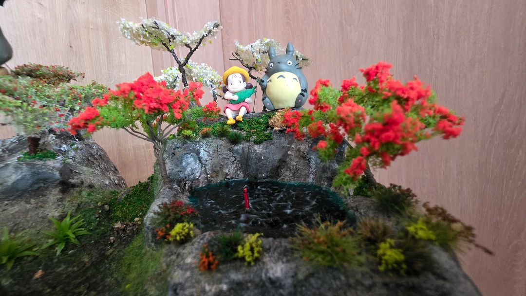토토로 3종세트 디오라마 이미지