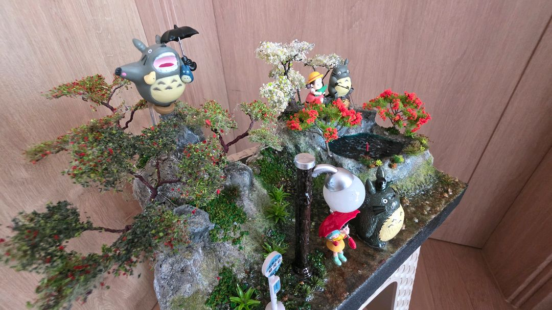 토토로 3종세트 디오라마 이미지