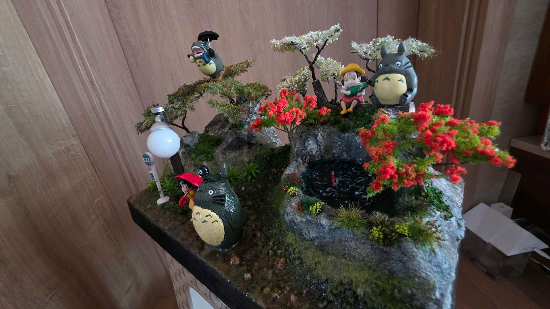 토토로 3종세트 디오라마 이미지
