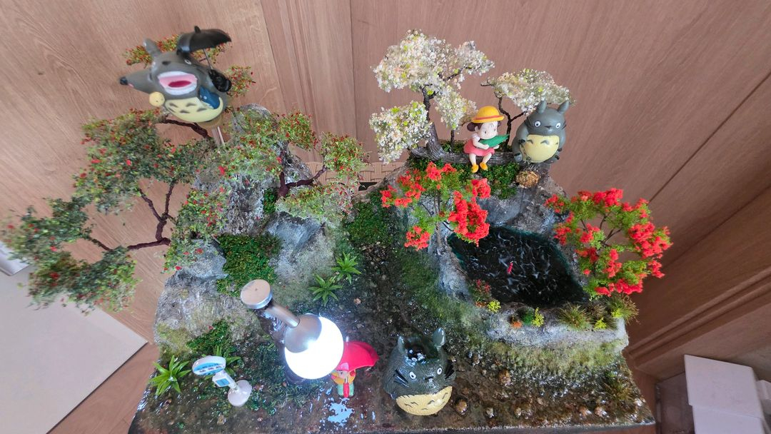 토토로 3종세트 디오라마 이미지