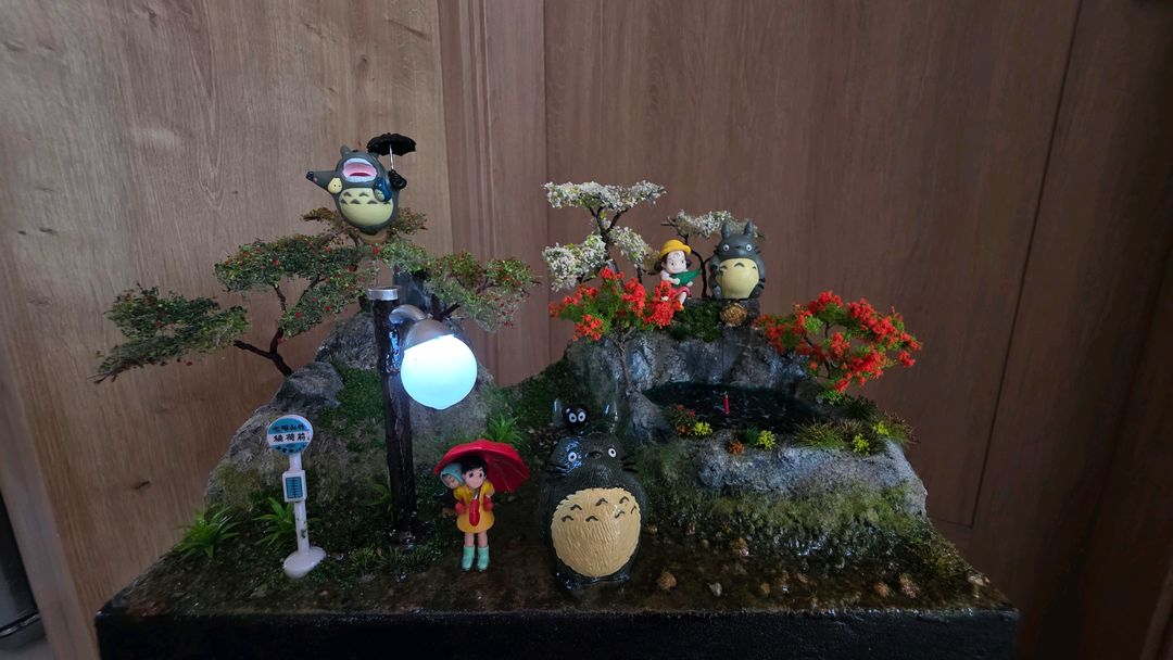 토토로 3종세트 디오라마 이미지