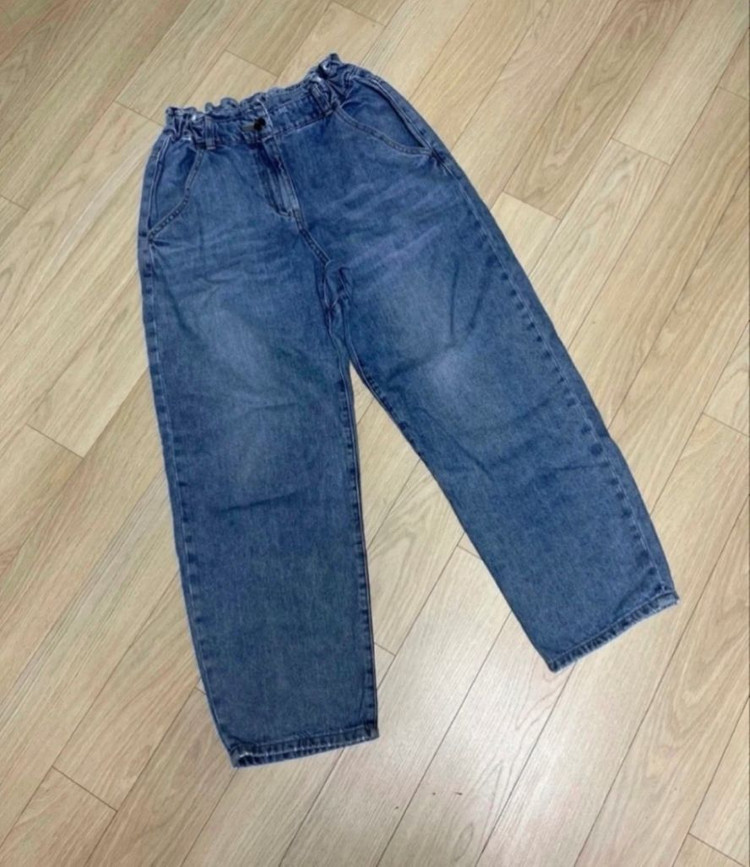 타임 밴딩 데님팬츠 이미지