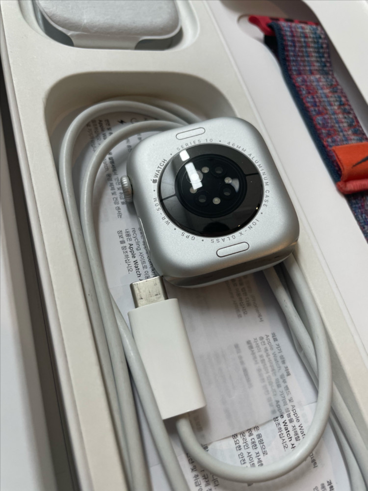 애플워치10 46mm 실버 SS급 이미지