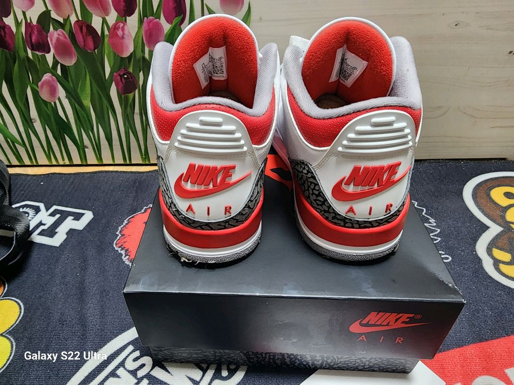 나이키 에어 조던 3 레트로 파이어 레드 275mm 이미지