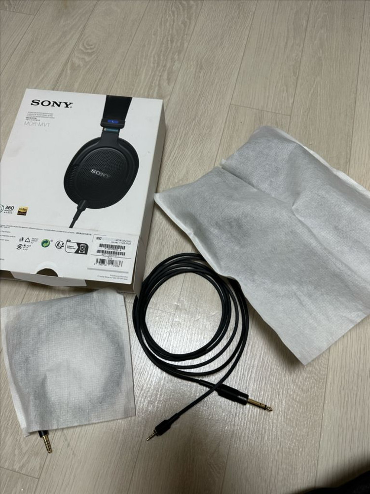 소니 MDR-MV1 헤드폰 (모니터링, 전문가용) 이미지