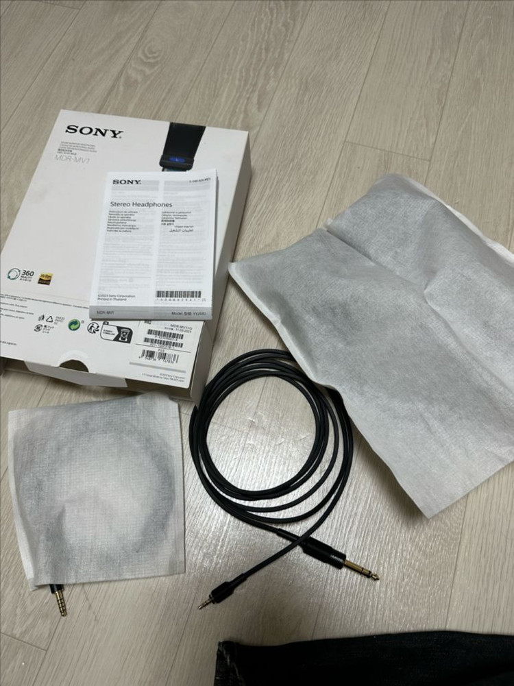 소니 MDR-MV1 헤드폰 (모니터링, 전문가용) 이미지