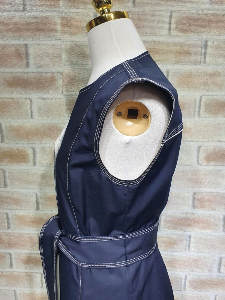 택부착 이레스 정품 스티치 배색 트렌치 원피스 66 이미지