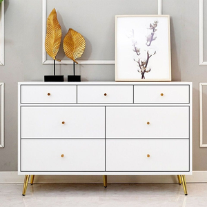 화이트 서랍장 이미지