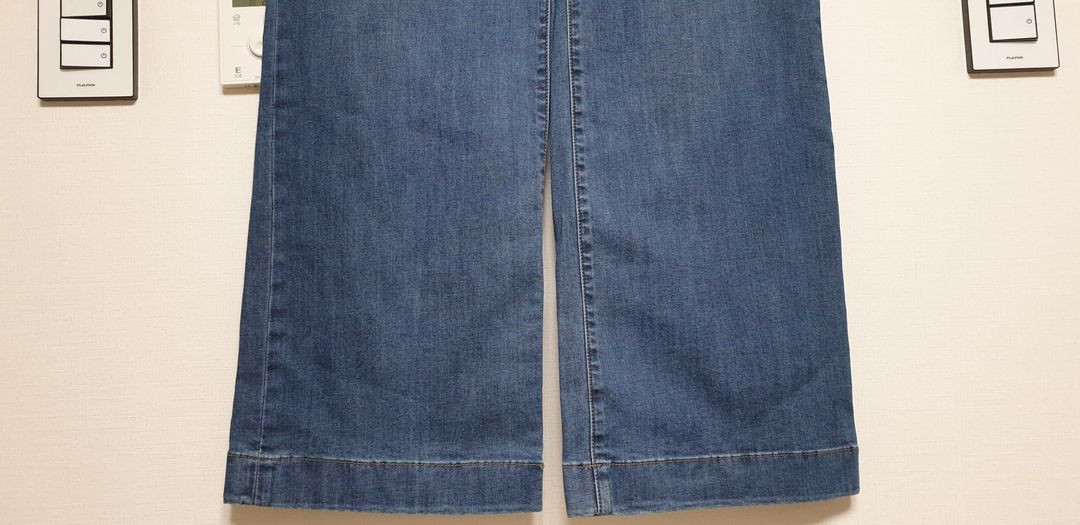 (새상품)칼라거펠트 여성 스판 청바지 와이드팬츠 81( 이미지