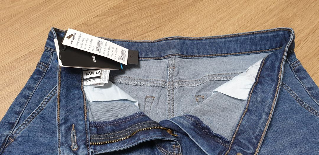 (새상품)칼라거펠트 여성 스판 청바지 와이드팬츠 81( 이미지