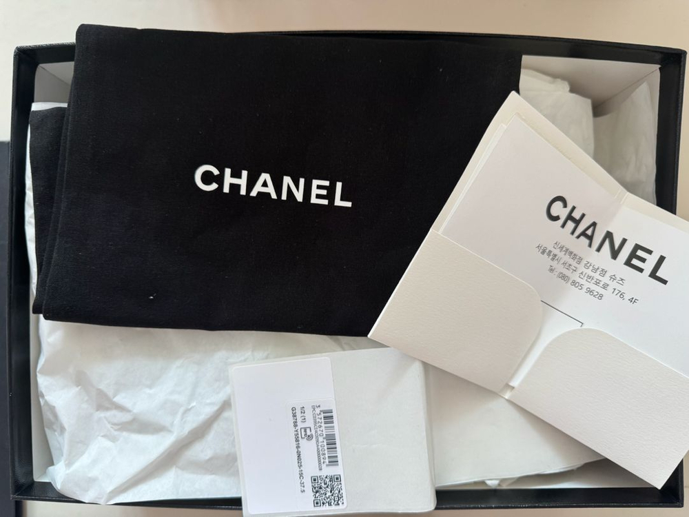 샤넬 CC로고 체인 T스트랩 샌들 이미지