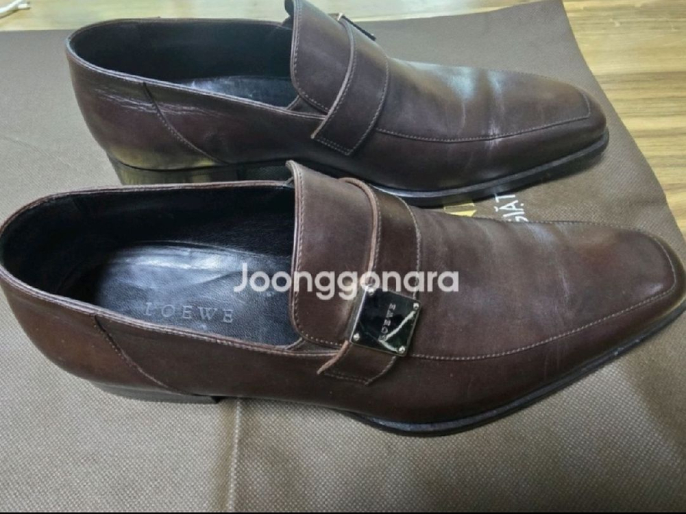 (가격인하) 정품 로에베 LOEWE 스퀘어토 로퍼 / 42 사이즈 / Made in Italy 남성 구두 이미지