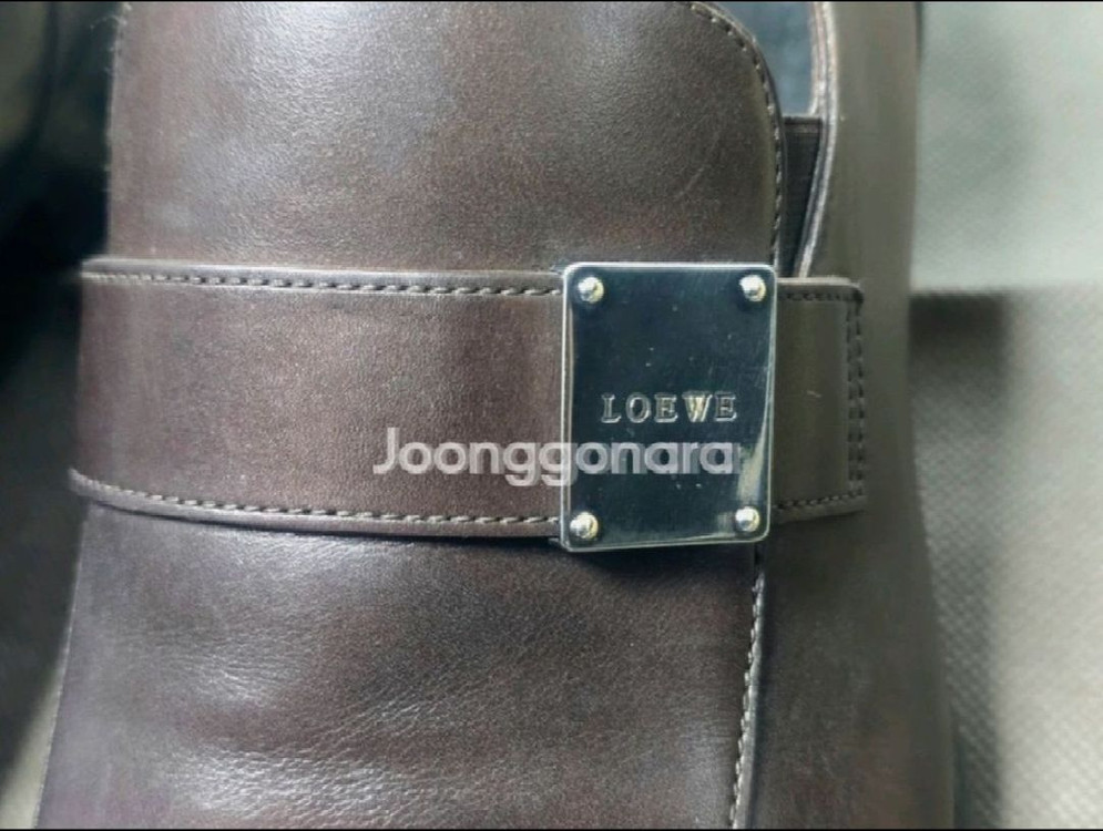 (가격인하) 정품 로에베 LOEWE 스퀘어토 로퍼 / 42 사이즈 / Made in Italy 남성 구두 이미지