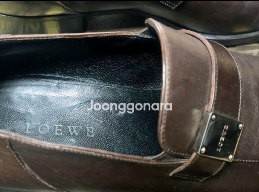 (가격인하) 정품 로에베 LOEWE 스퀘어토 로퍼 / 42 사이즈 / Made in Italy 남성 구두 이미지
