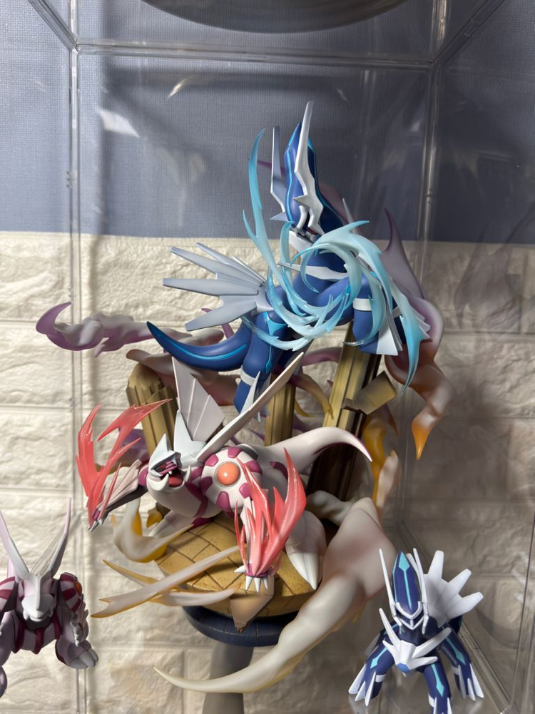 반다이 포켓몬스터 GEM EX 디아루가 펄기아 레진 피규어 풀박스 이미지