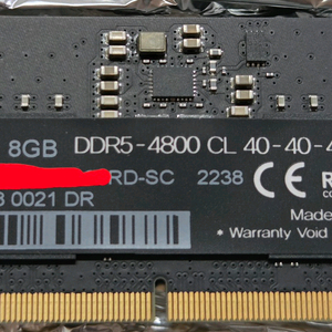 노트북용 DDR5 8GB 4800 메모리 총3개, 가격은 1개 가격 입니다. 이미지