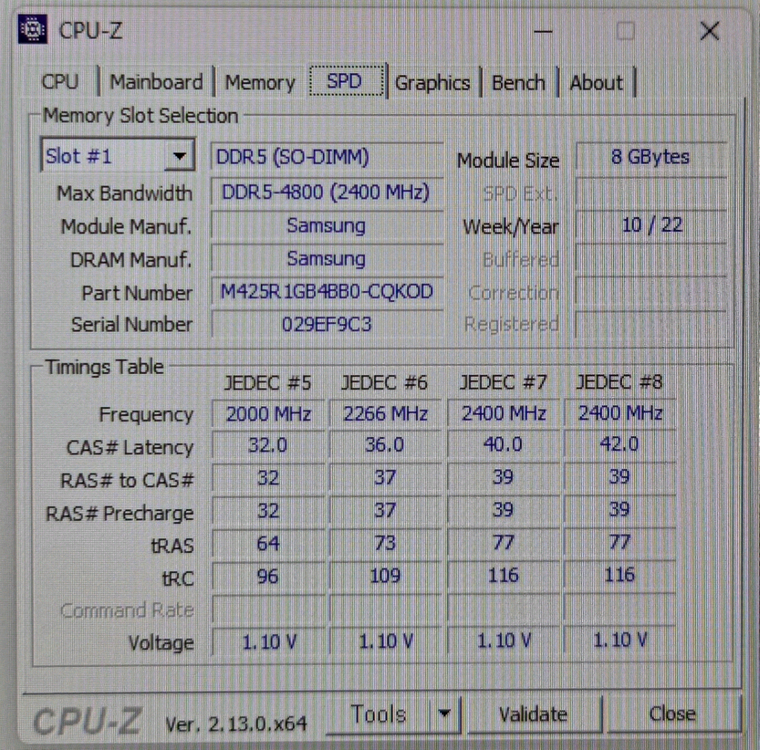 노트북용 DDR5 8GB 4800 메모리 총3개, 가격은 1개 가격 입니다. 이미지