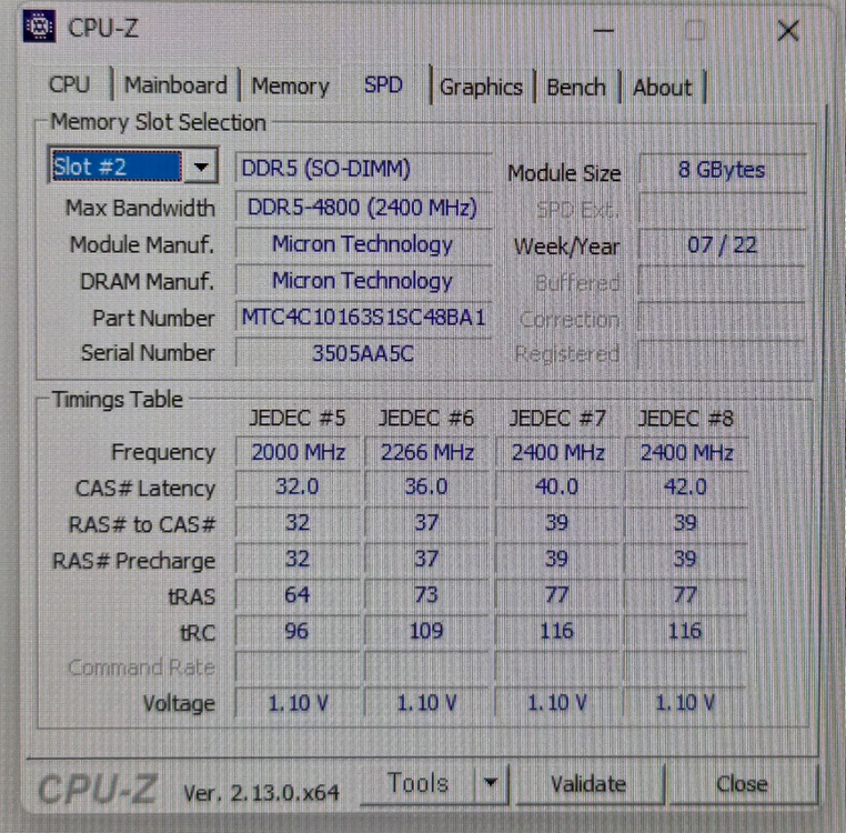 노트북용 DDR5 8GB 4800 메모리 총3개, 가격은 1개 가격 입니다. 이미지