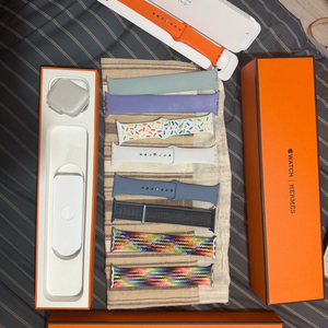 (전국직거래)애플워치 에르메스 7 45mm 풀박스+정품 스트랩 이미지