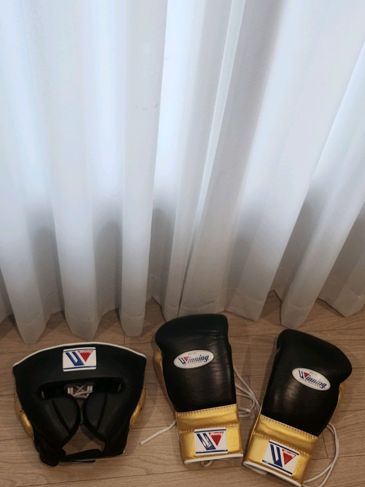 위닝 커스텀 골드.블랙 세트 팝니다.(T자기어.14온스) 이미지