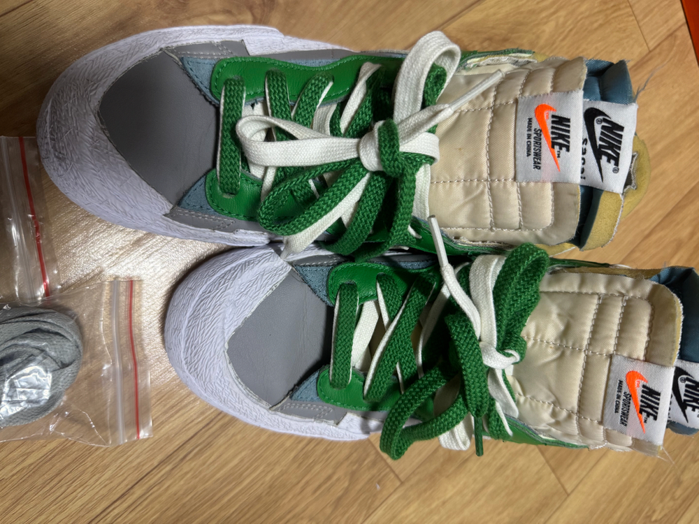 [260mm] 나이키X사카이 블레이저 로우 그린 [정품] 이미지