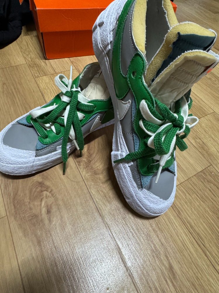 [260mm] 나이키X사카이 블레이저 로우 그린 [정품] 이미지