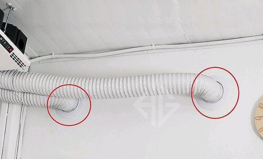 환기자재 배관 커버 덕트 닥트 마감링 이미지