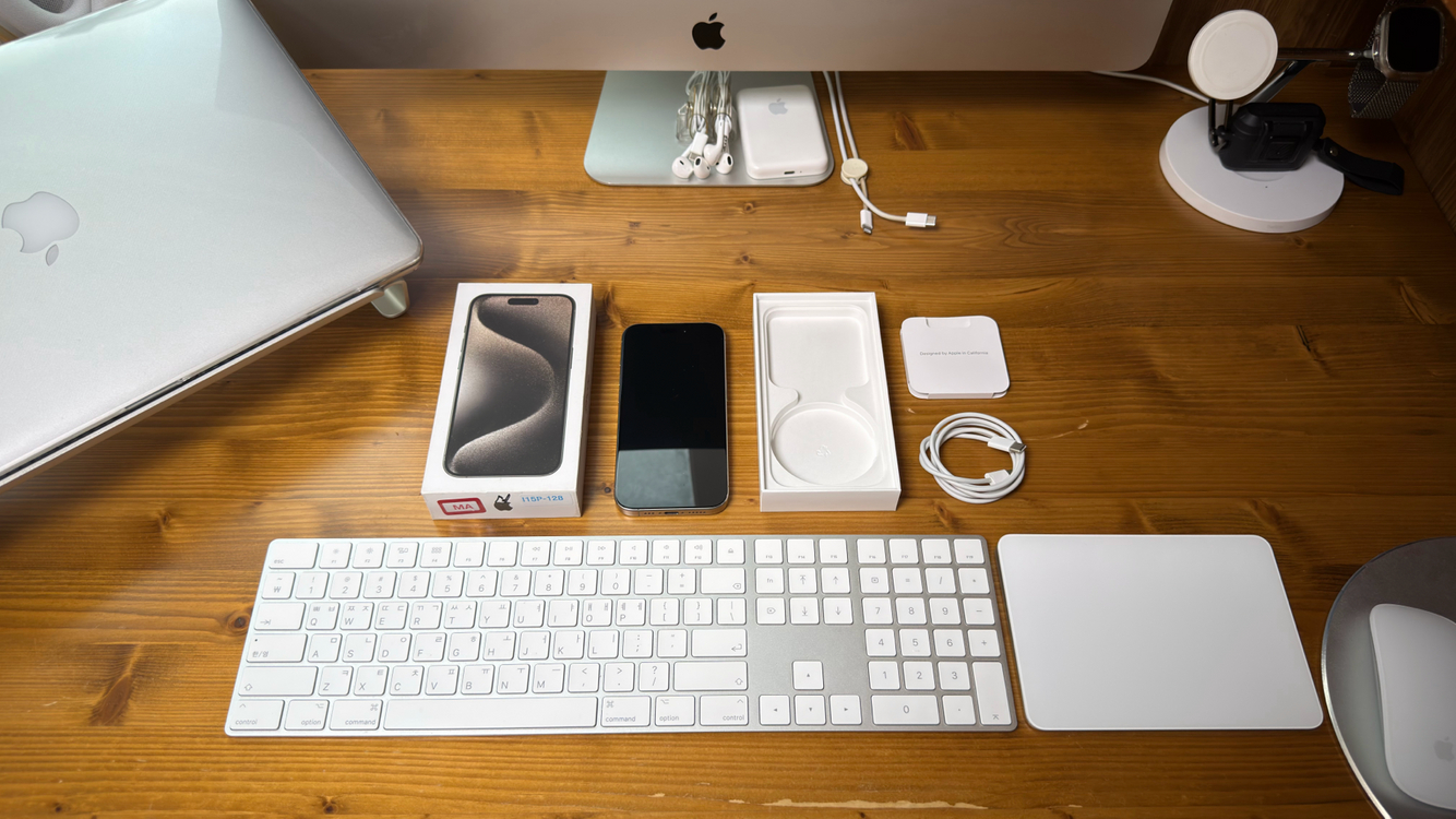 애플 - 아이폰 15 프로 (내추럴 티타늄), 128기가 이미지